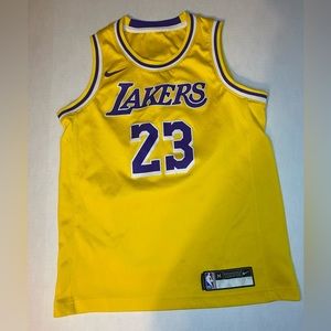 Nike Lakers LeBron Big Kids Size Medium NBA Basketball Jersey